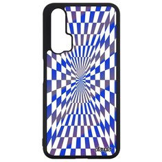 Чехол на мобильный Honor 20, "Иллюзия шахмат" Двухцветный Зеркало Utaupia