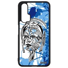 Чехол на смартфон Huawei Nova 5T, "Портрет женщины" Цветок Девушка Utaupia