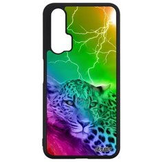 Чехол на смартфон Nova 5T, "Леопард" Кошачьи Барс Utaupia