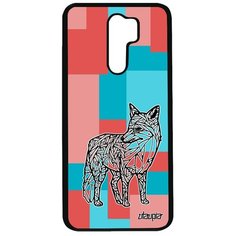 Чехол на смартфон Xiaomi Redmi 9, "Лиса" Хищник Зверь Utaupia