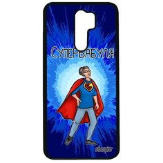 Чехол на смартфон Redmi 9, "Супербабуля" Супергерой Юмор Utaupia