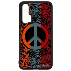 Чехол на смартфон Huawei Nova 5T, "Peace and Love" Мандала Символ Utaupia