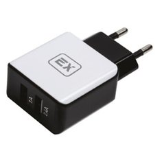 Зарядное устройство для телефона 2USB 3.4A Exployd Sonder EX-Z-431 Black/White