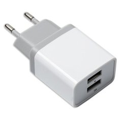 Зарядное устройство для телефона 2USB 3.4A Exployd Classic EX-Z-449 White