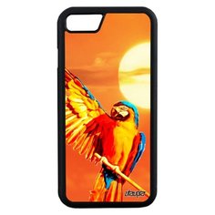 Чехол на смартфон iPhone 7, "Попугай" Тропики Птица Utaupia