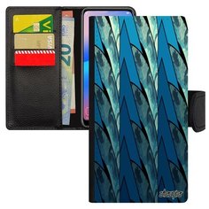 Чехол-книжка на смартфон Хуавей P20 Лайт уникальный дизайн Восход Типи Круг Utaupia