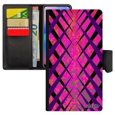 Чехол-книжка на смартфон Apple iPhone XS оригинальный дизайн Дизайн сталактит Эффект Осколки Utaupia