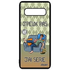 Чехол на смартфон Samsung Galaxy S10, "Не могу - у меня сериал!" Повод Пародия Utaupia