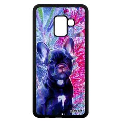 Чехол на смартфон Galaxy A8 2018, "Бульдог" Компаньон Собака Utaupia