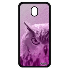 Чехол на смартфон Galaxy J7 2017, "Сова" Птица Сыч Utaupia