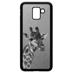 Чехол на смартфон Galaxy J6 2018, "Жираф" Жирафа Животное Utaupia