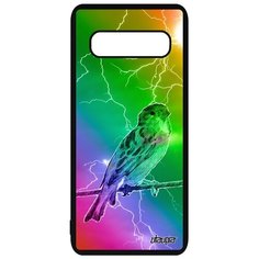 Чехол на смартфон Samsung Galaxy S10 Plus, "Воробей" Воробушек Воробышек Utaupia