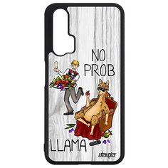 Чехол на смартфон Nova 5T, "No prob lama" Юмор Шутка Utaupia