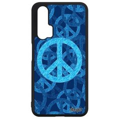 Чехол на смартфон Honor 20 Pro, "Peace and Love" Стрит-арт Мир и Любовь Utaupia