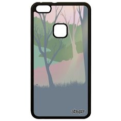 Чехол на смартфон Huawei P10 Lite, "Лесные розы" Лес Пейзаж Utaupia