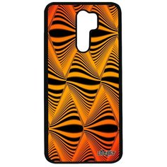 Чехол на смартфон Xiaomi Redmi 9, "Иллюзия волны" Треугольник Смерч Utaupia