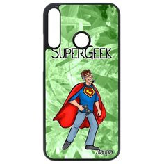 Чехол на смартфон P40 Lite E, "Супергик" Юмор Герой Utaupia