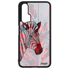 Чехол на смартфон Huawei Nova 5T, "Зебра" Африка Лошадь Utaupia