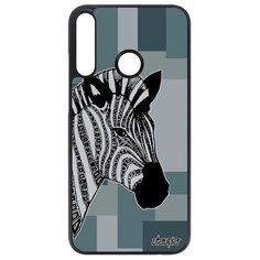 Чехол на смартфон Huawei P40 Lite E, "Зебра" Zebra Horse Utaupia