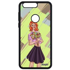 Чехол на смартфон Honor 8, "Девушка и цветы" Модель Аниме Utaupia