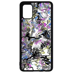 Чехол на смартфон Samsung Galaxy A51, "Мраморный фон" Текстура Волны Utaupia