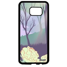 Чехол на смартфон Galaxy S7 Edge, "Лесные розы" Природа Свет Utaupia