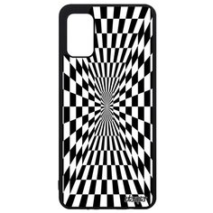 Чехол на мобильный Samsung Galaxy A41, "Иллюзия шахмат" Зеркало Двухцветный Utaupia