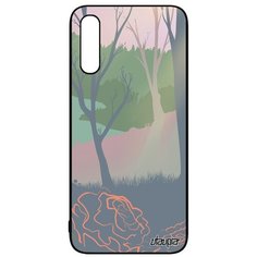 Чехол на смартфон Samsung Galaxy A50, "Лесные розы" Природа Дерево Utaupia