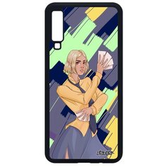 Чехол на смартфон Samsung Galaxy A7 2018, "Фокусник" Эльф Галстук Utaupia