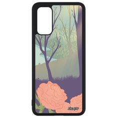 Чехол на смартфон Galaxy S20, S20 5G, "Лесные розы" Розы Лес Utaupia