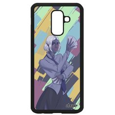 Чехол на смартфон Galaxy A6 Plus 2018, "Фокусник" Фокус Манга Utaupia