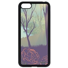 Чехол на смартфон Y5 2018, "Лесные розы" Лес Пейзаж Utaupia