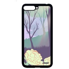 Чехол на смартфон Huawei Y6 2018, "Лесные розы" Свет Розы Utaupia