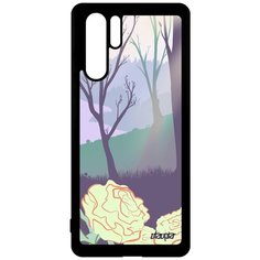 Чехол на смартфон P30 Pro, "Лесные розы" Дерево Природа Utaupia