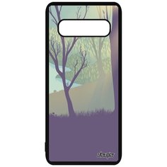 Чехол на смартфон Galaxy S10, "Лесные розы" Лес Розы Utaupia