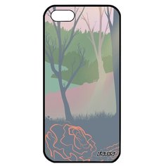 Чехол на смартфон iPhone 5 5S SE, "Лесные розы" Природа Свет Utaupia