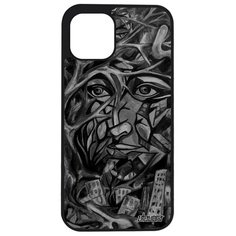 Чехол на смартфон iPhone 12, "Взгляд" Стрит-арт Портрет Utaupia