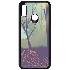 Чехол на смартфон Huawei P Smart 2019, "Лесные розы" Озеро Розы Utaupia