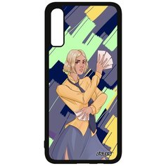 Чехол на смартфон Galaxy A70, "Фокусник" Аниме Трюк Utaupia