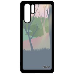 Чехол на смартфон P30 Pro, "Лесные розы" Розы Озеро Utaupia