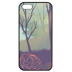 Чехол на смартфон iPhone 5 5S SE, "Лесные розы" Свет Лес Utaupia