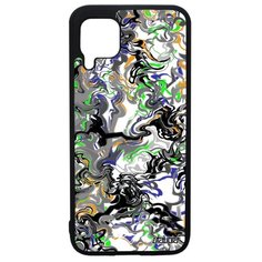 Чехол на смартфон Huawei P40 Lite, "Мраморный фон" Спираль Фантазия Utaupia