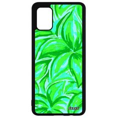 Чехол на смартфон Galaxy A51, "Цветочный узор" Акварель Бутон Utaupia