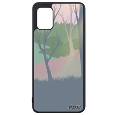 Чехол на смартфон Galaxy A31, "Лесные розы" Природа Озеро Utaupia