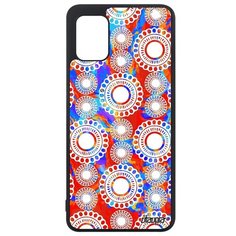 Чехол на смартфон Samsung Galaxy A31, "Кружевной узор" Цветок Радужный Utaupia