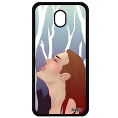 Чехол на смартфон Galaxy J7 2017, "Надежда" Предвкушение Портрет Utaupia