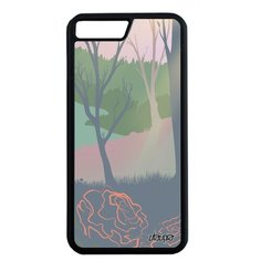Чехол на смартфон iPhone 7 Plus, "Лесные розы" Озеро Природа Utaupia