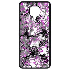 Чехол на смартфон Xiaomi Redmi Note 9S, "Мраморный фон" Мотив Волны Utaupia