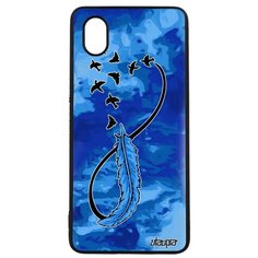 Чехол на смартфон Galaxy A01, "Бесконечность" Перо Infinite Utaupia