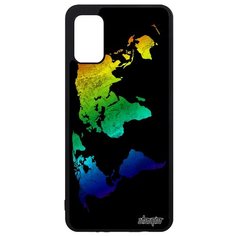 Чехол на смартфон Samsung Galaxy A41, "Карта мира" Страна География Utaupia